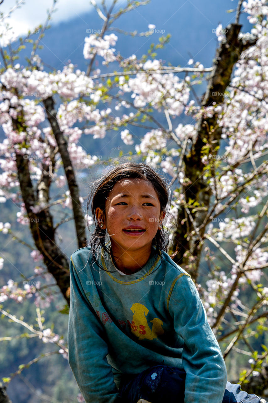 Nepal young girl Everest base camp trek 