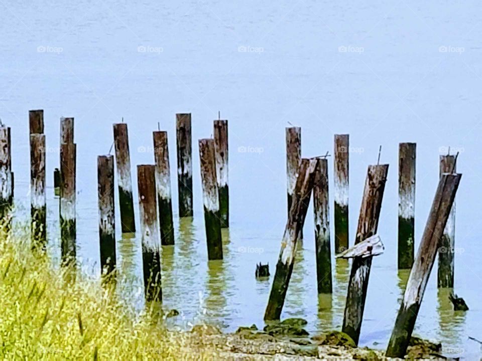 Remnant of an old pier