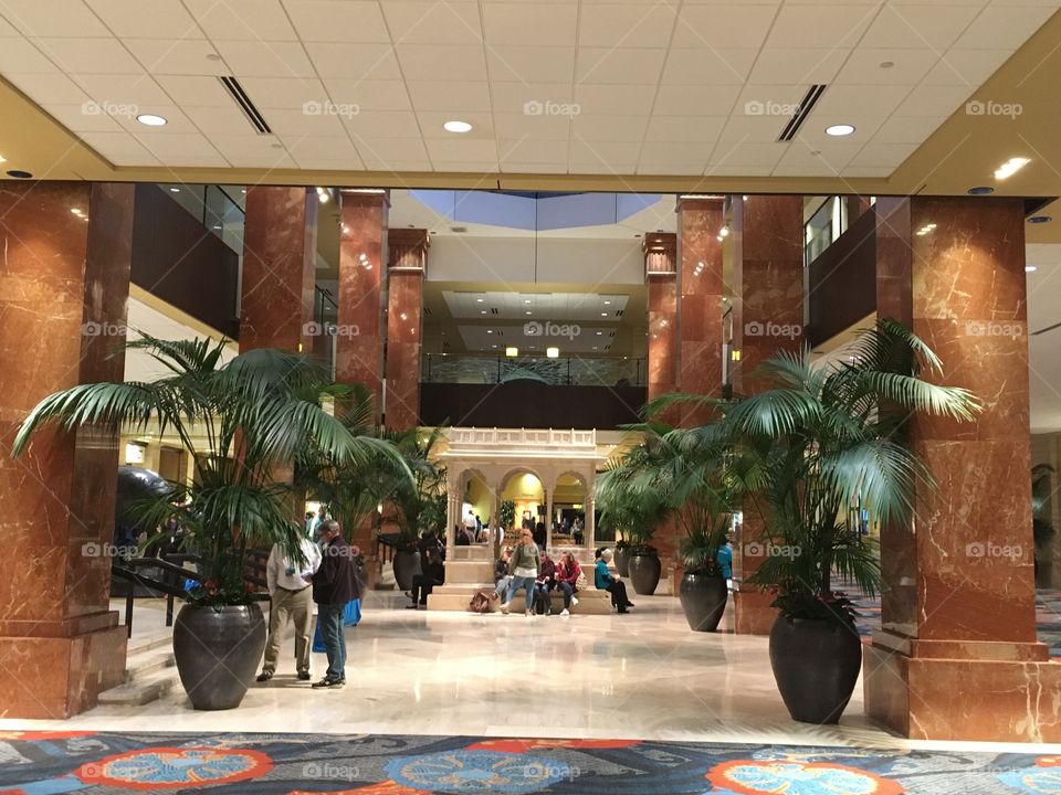 Lobby of Hilton Anatole 