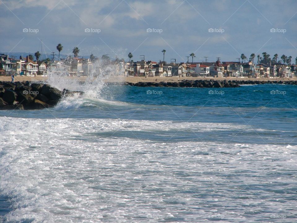 Cloudy Day at the Beach