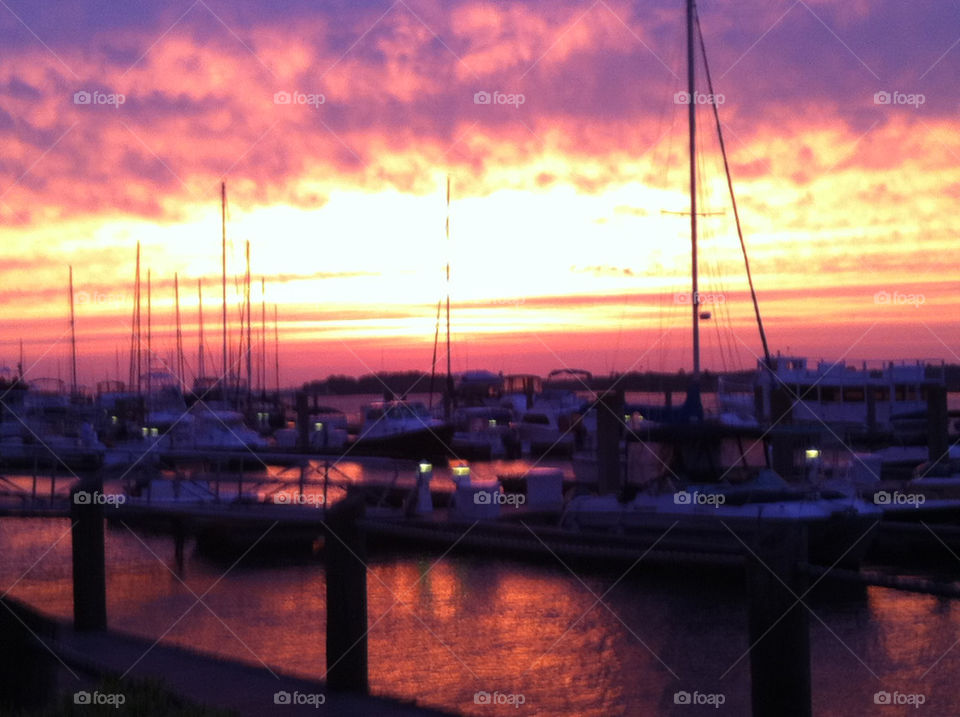 sunset marina bohicket charleston south carolina by milner17