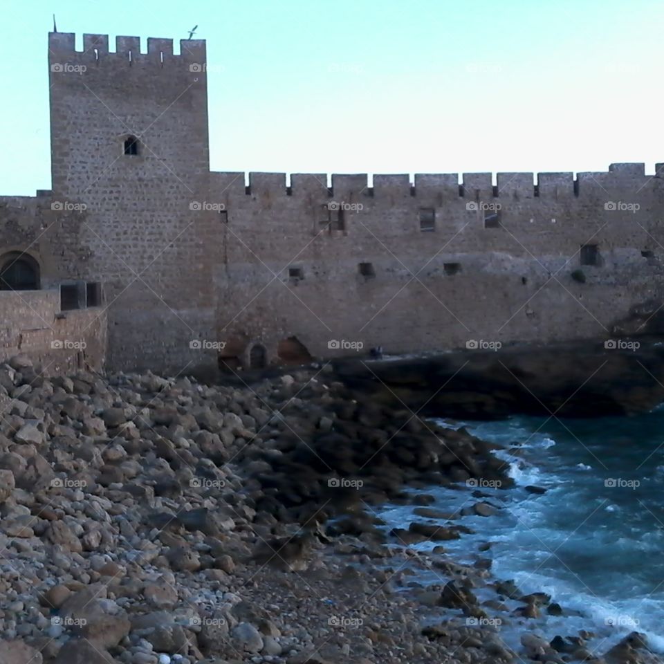 Chateau de mer  monument
 portegais a safi  maroc