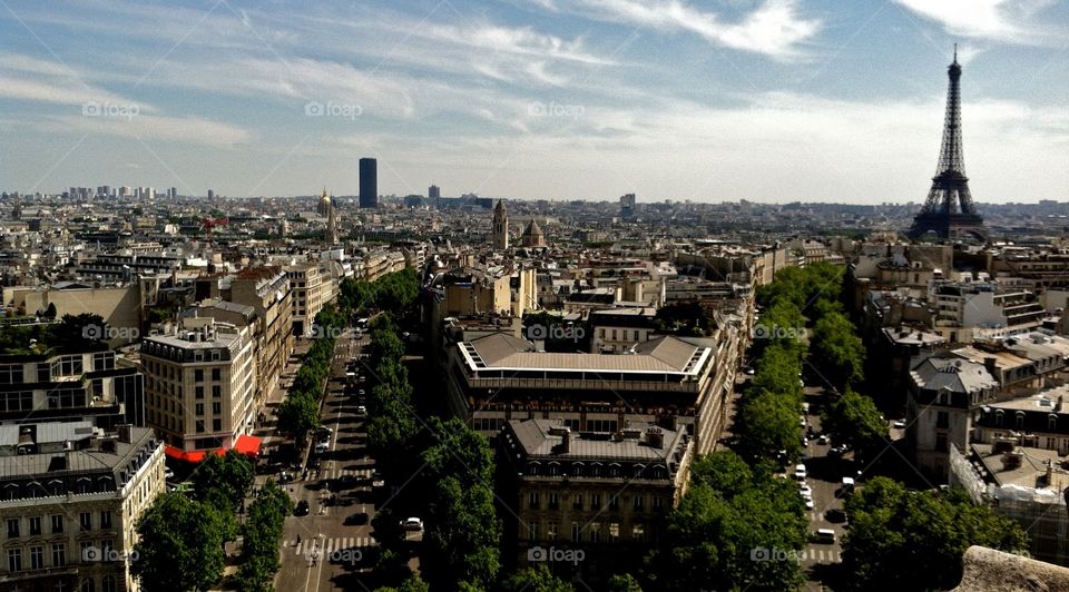 Paris from the Arc