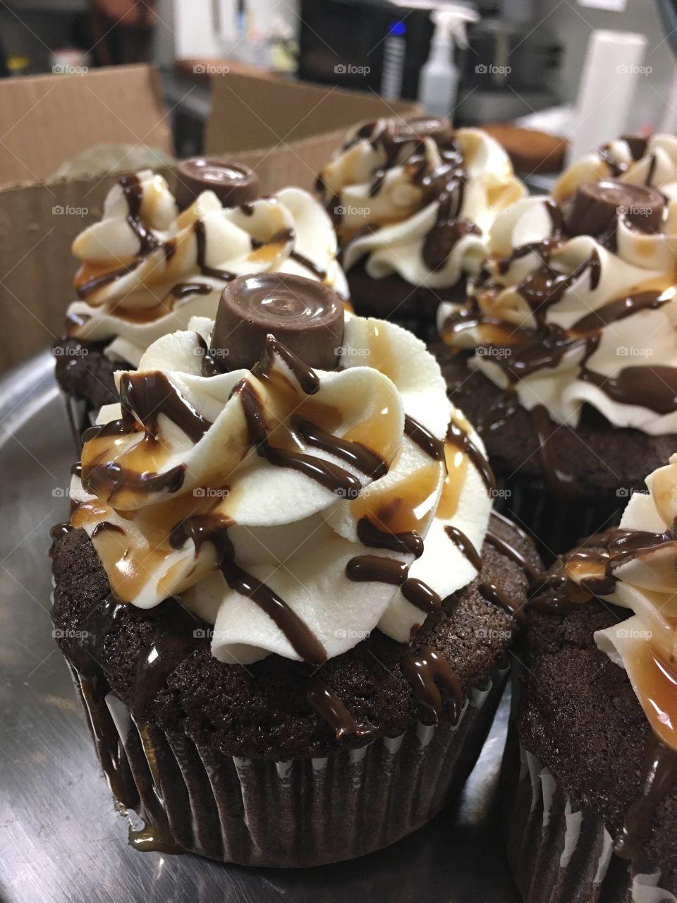 Rolo cupcakes