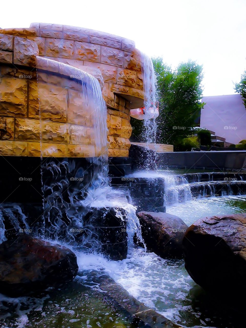 Native American Waterfall