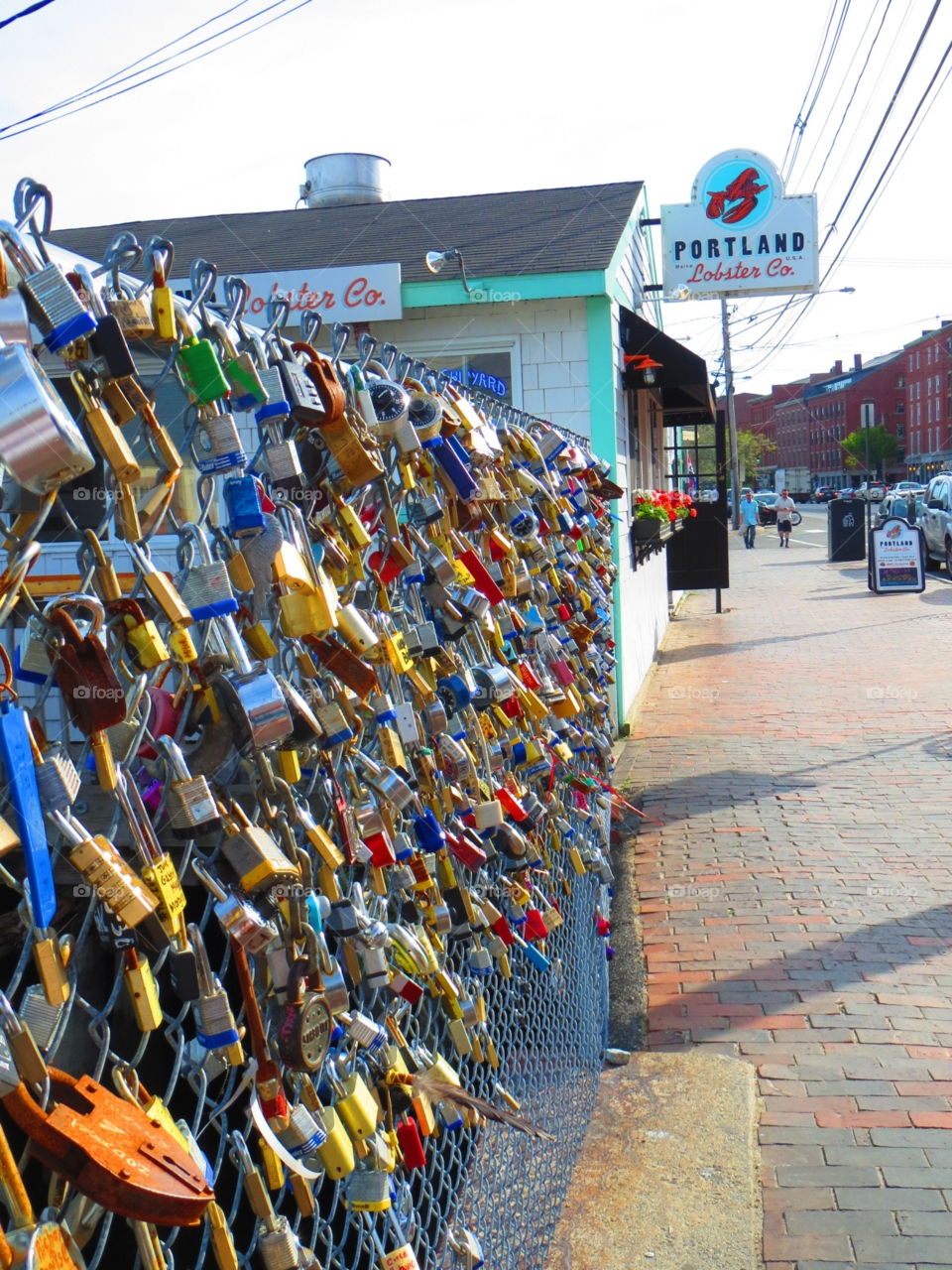 Love Locks. Love Locks in Portland, Maine