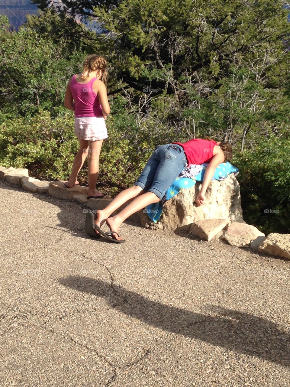 Rest time in a unusual way