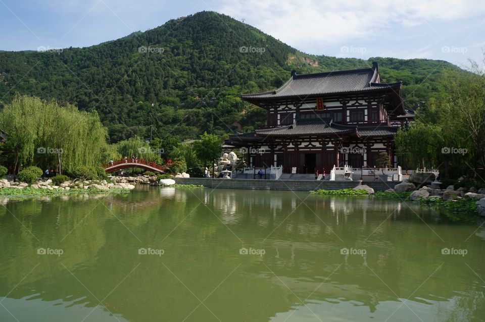 Huaqing hot springs, China. 
