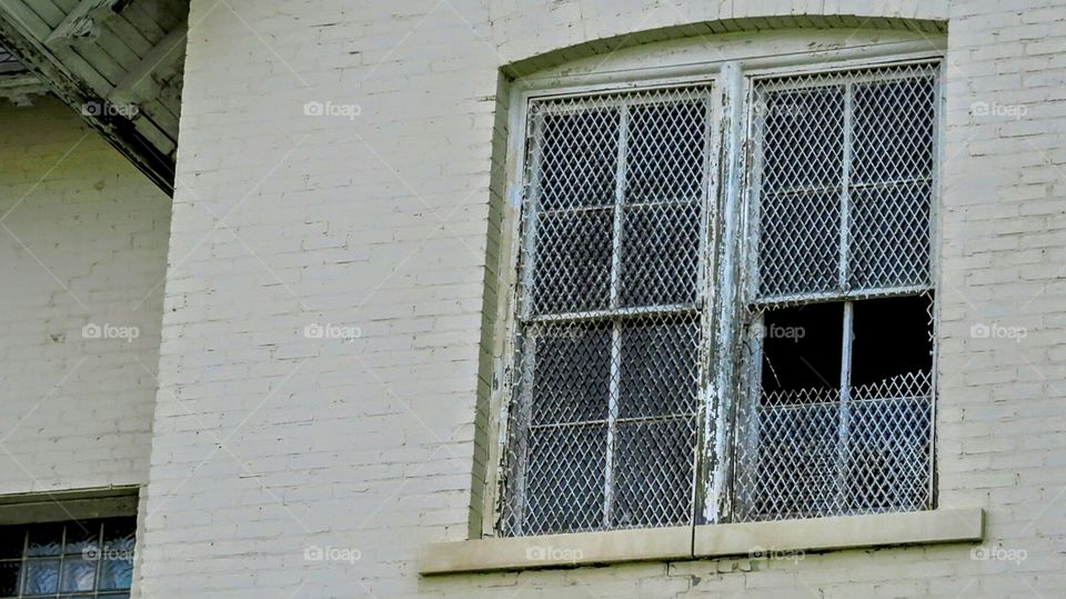 Old Screened window