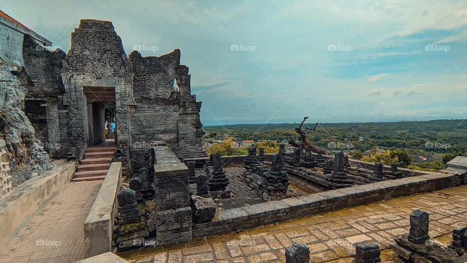 historic ancient buildings and tombs in the city of Lamongan