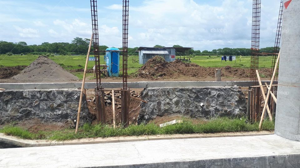 highway construction in progress