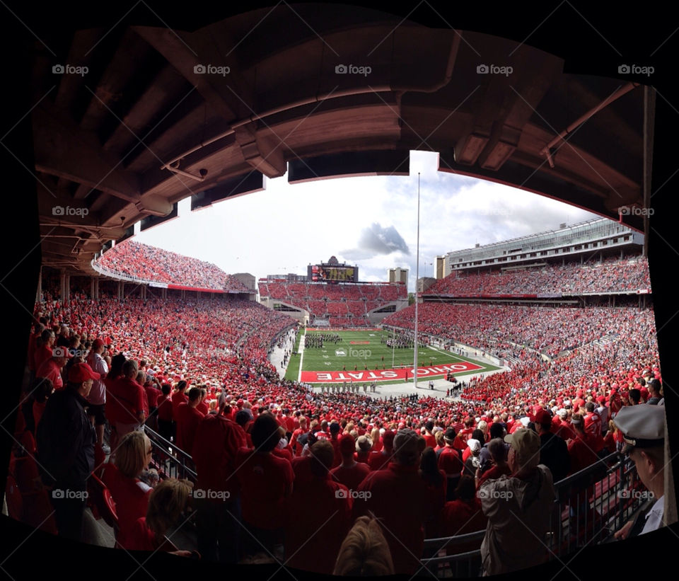 sports fall panorama football by jeffcowles