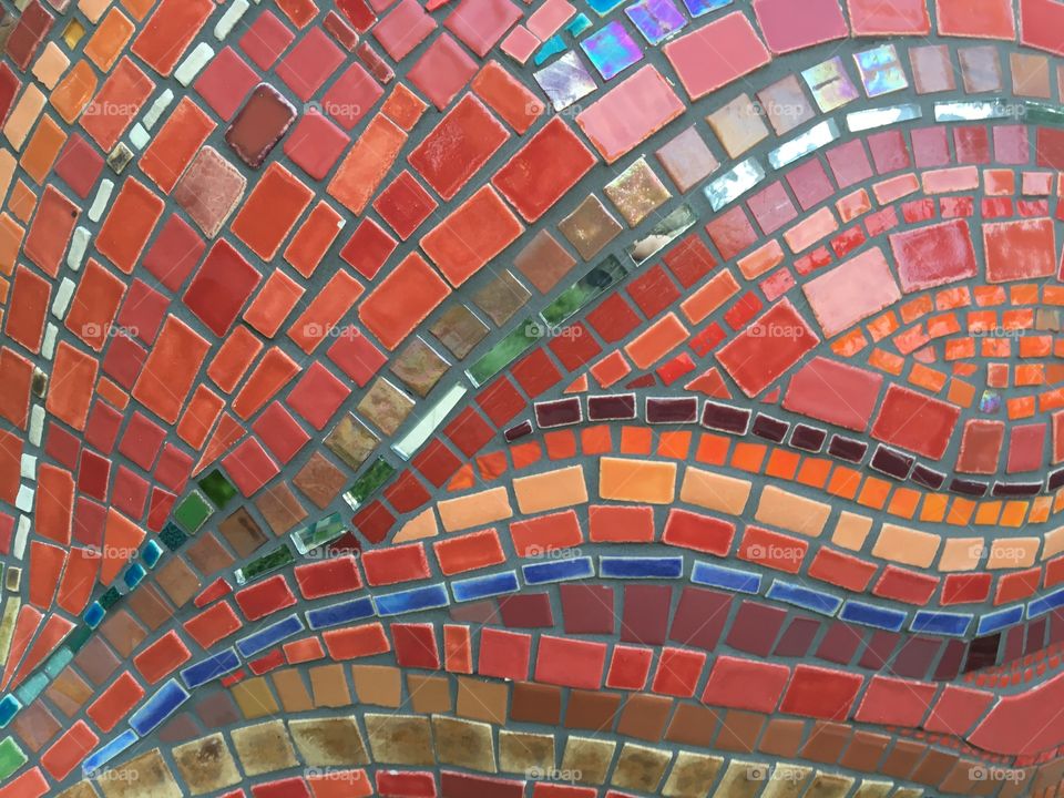 Colored tiles