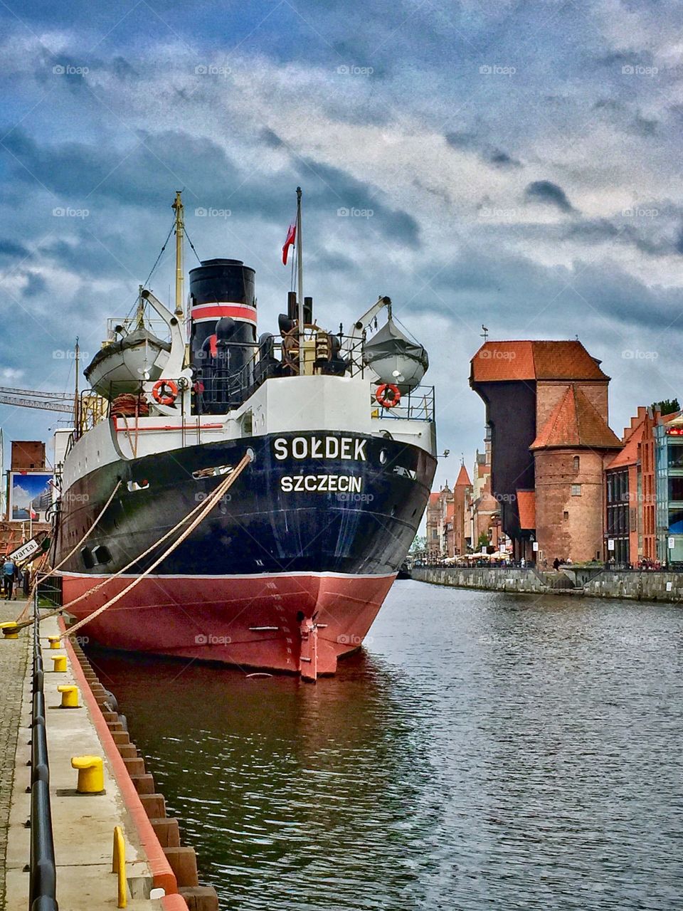 Sołdek muzeum ship, Gdansk 