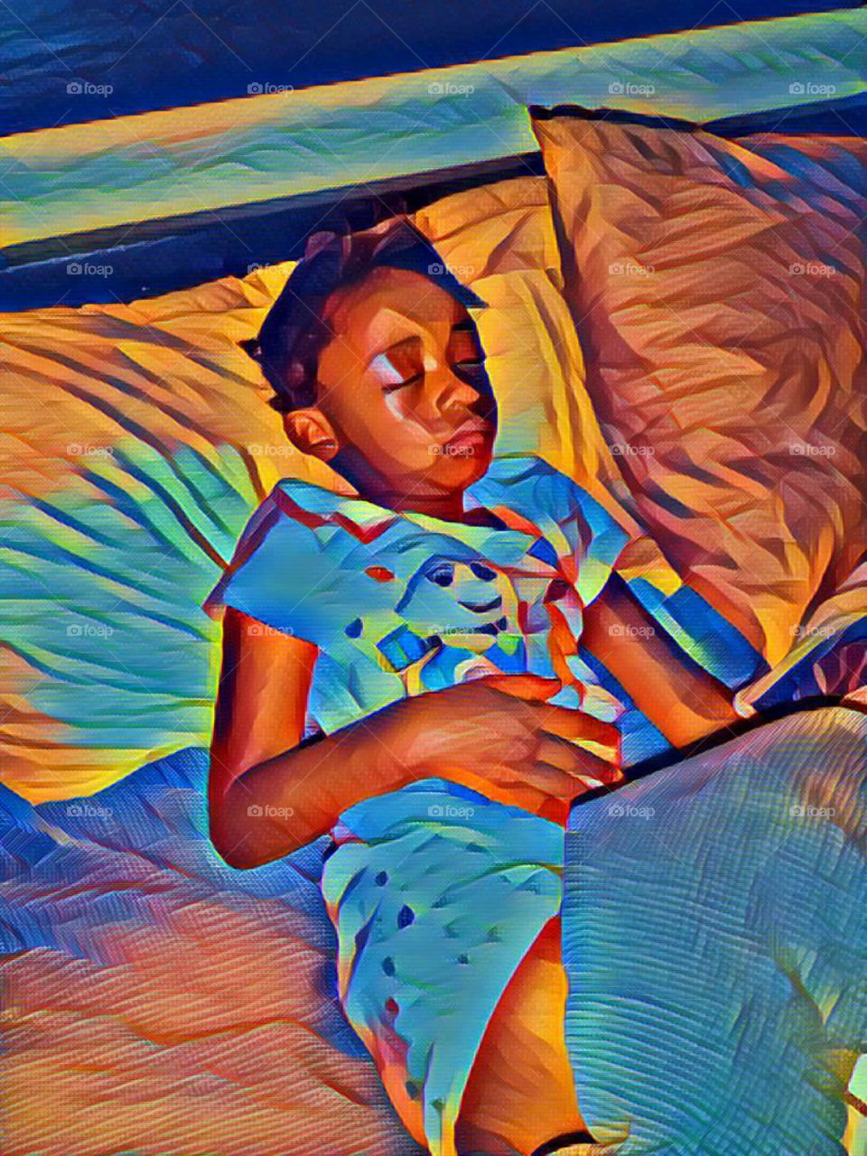 My children, my special treasure, my reason for being, what do you dream at night? Are they sweet dreams? Dreams of your future, may the be so.