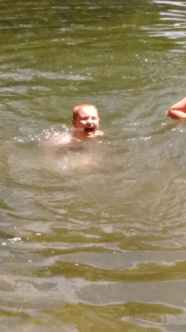 Conner May being a river rat.