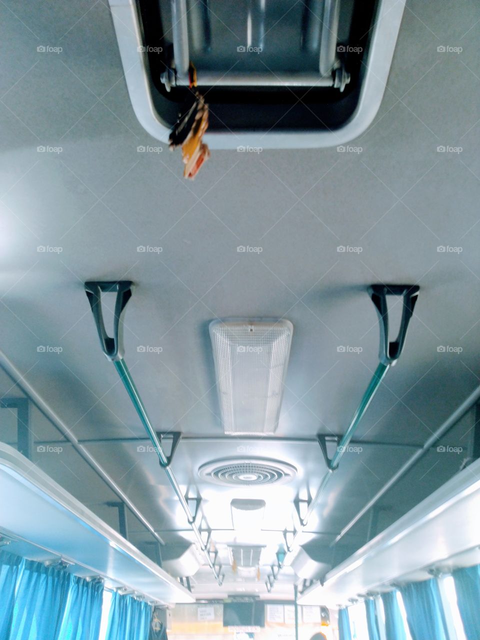 ceiling of bus