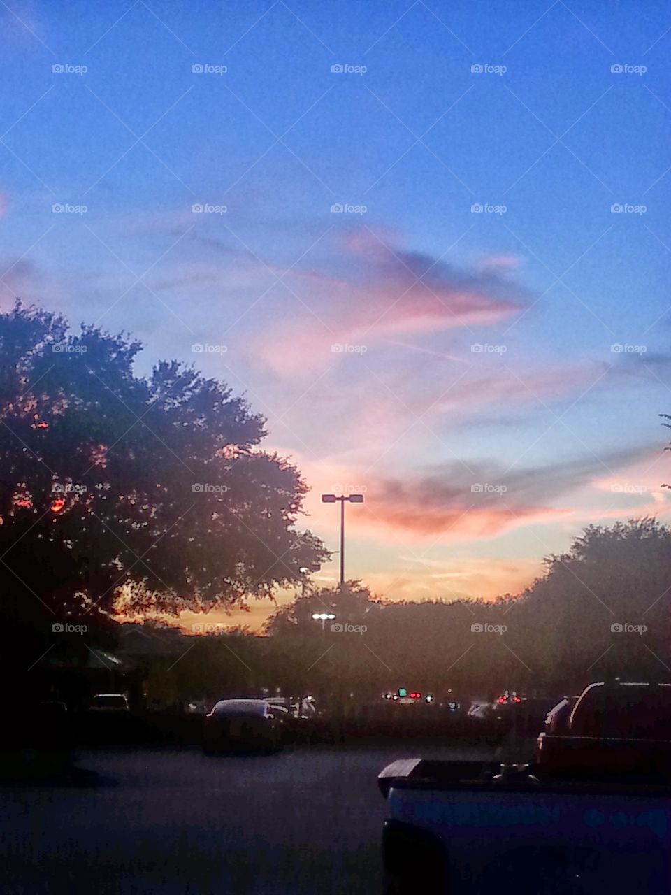 Beautiful Sunset. Sunset in Plano, Texas