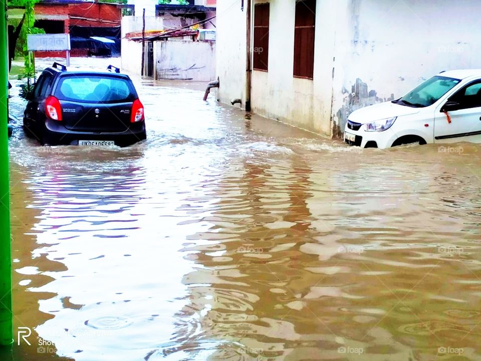 Flood in my city😌