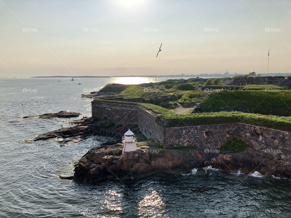 Suomenlinna in Helsinki, Finland is a UNESCO World Heritage Site.