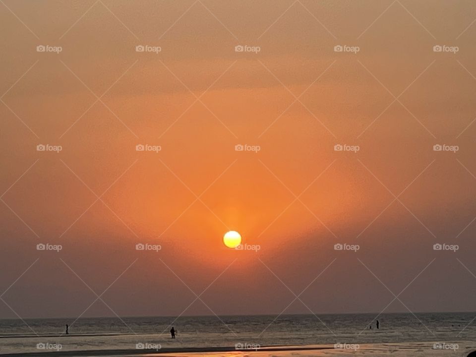 Sunset in Ras Sedr Egypt