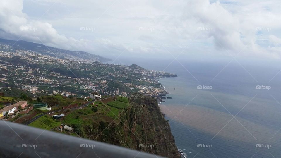 landscape cabo Girao Madeira Portugal 