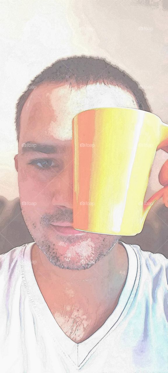 my time,  ITS COFFEE TIME WITH MY FAVORITE COFFEE CUP!