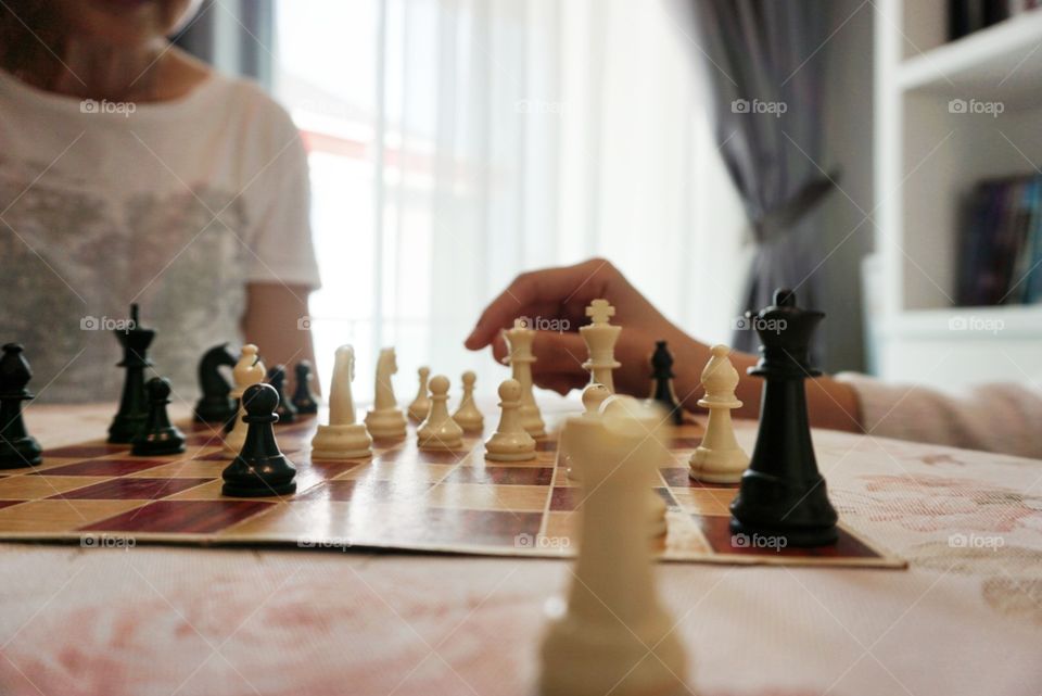 Playing chess keeps our brains working.
