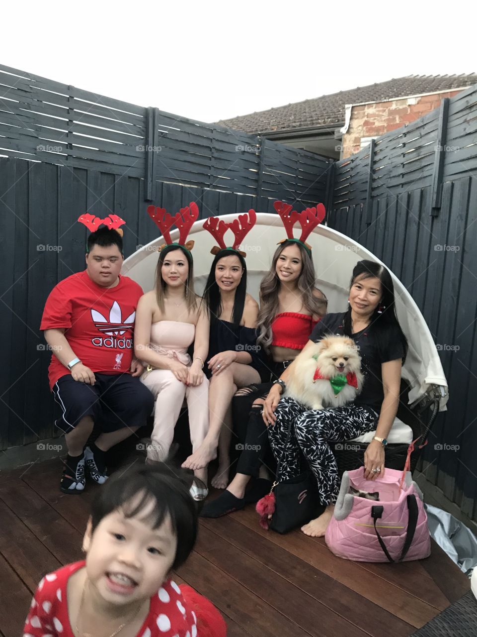 Christmas time beautiful season of the year with family at Maidstone Melbourne Australia 