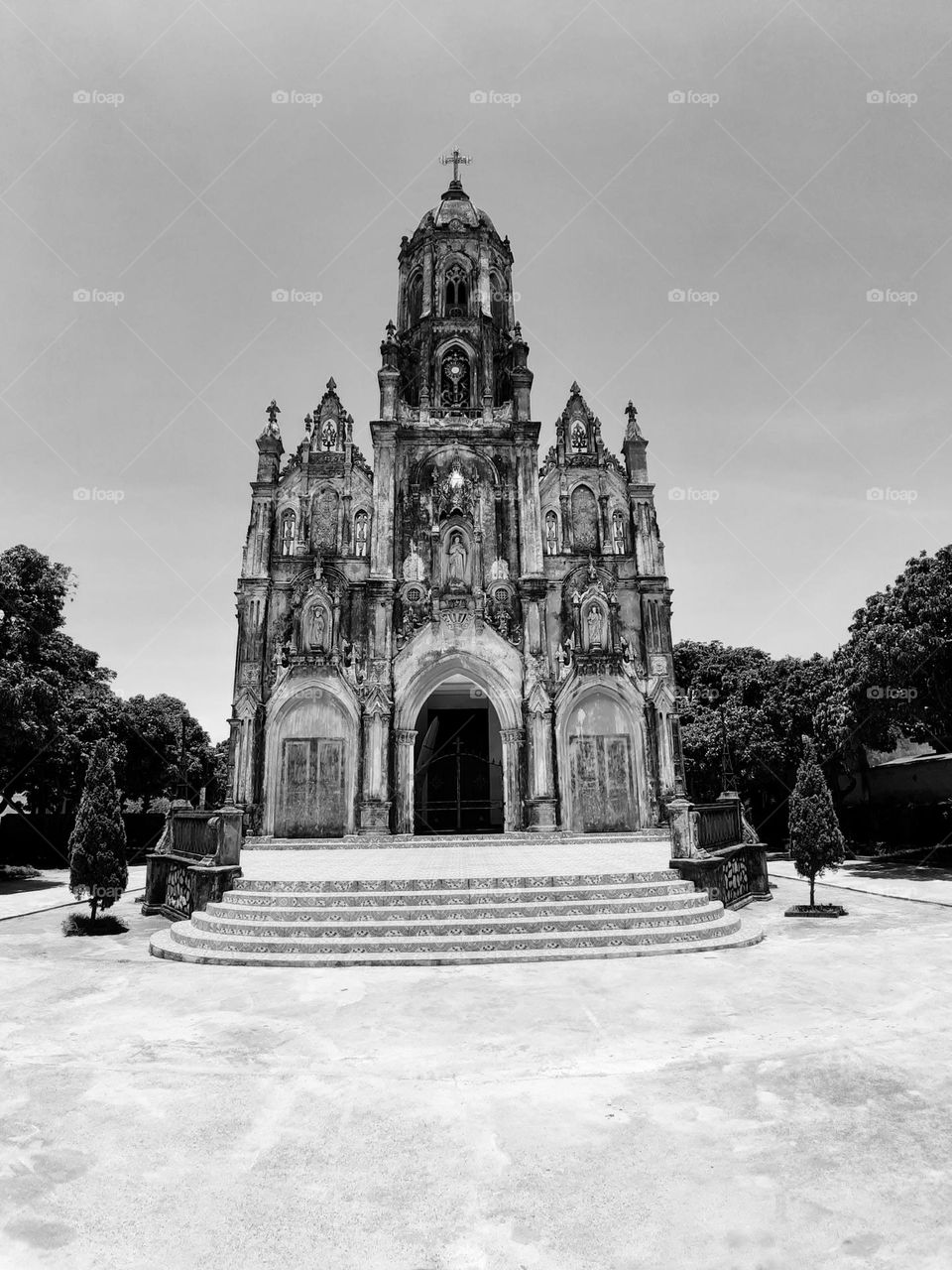 the old Church in Hưng Yen, Vietnam