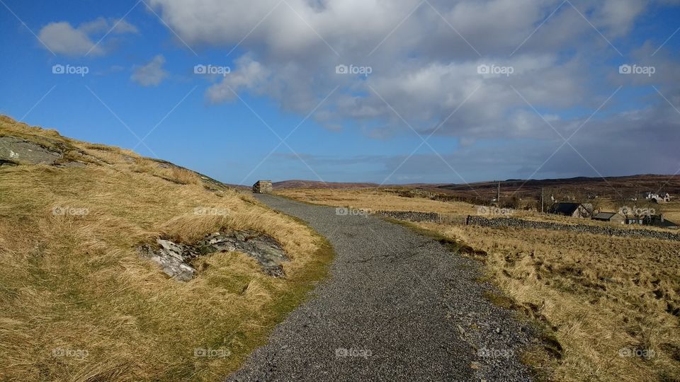 Path to Callanish Standing Stones, Isle of Lewis