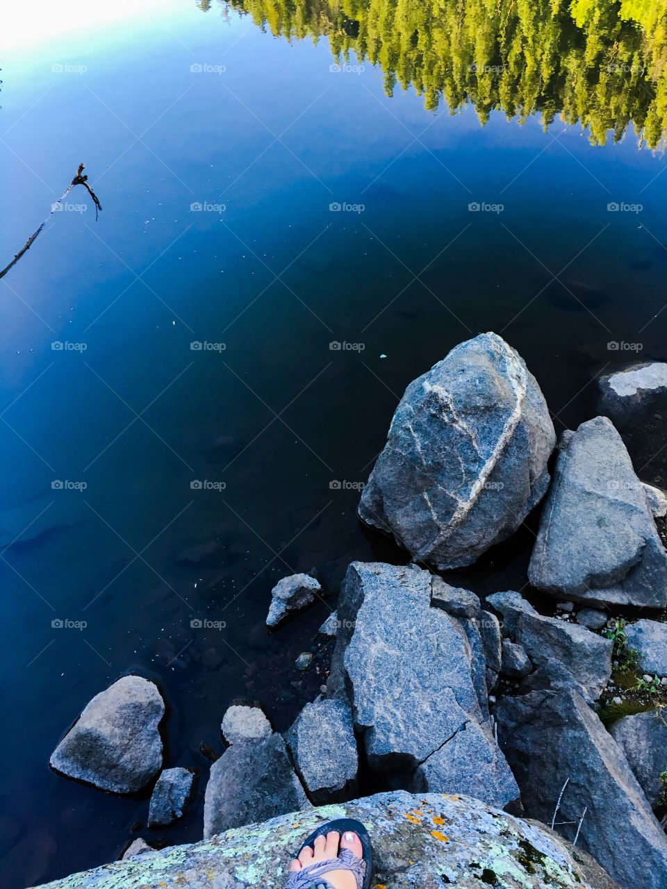 Ready to jump in the lake