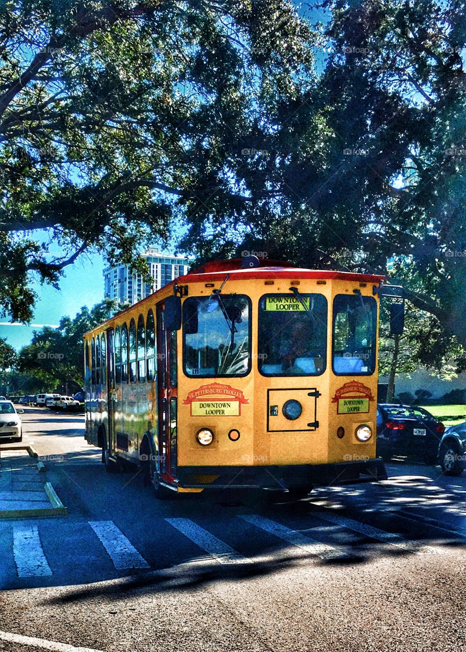 St. Petersburg trolley. 