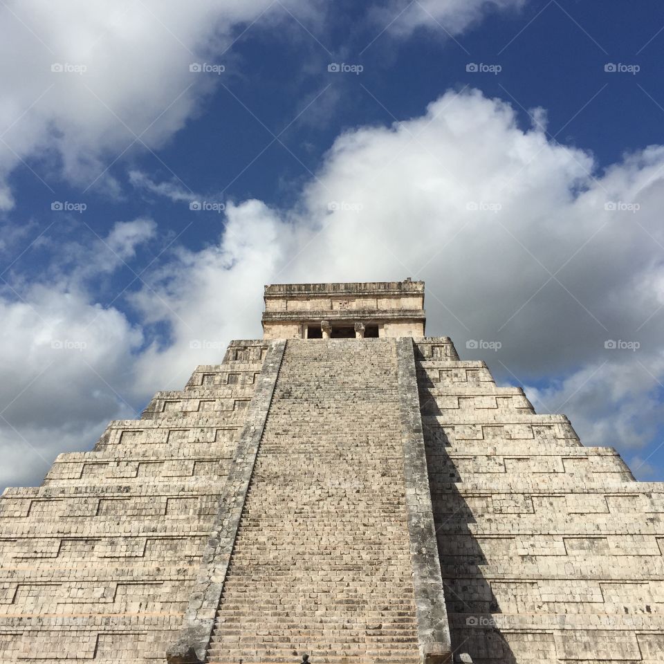 Stairs to temple 