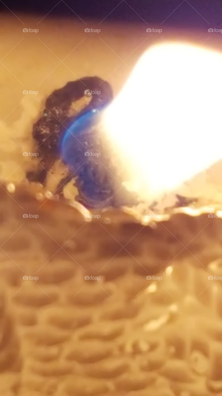 blue part of flame