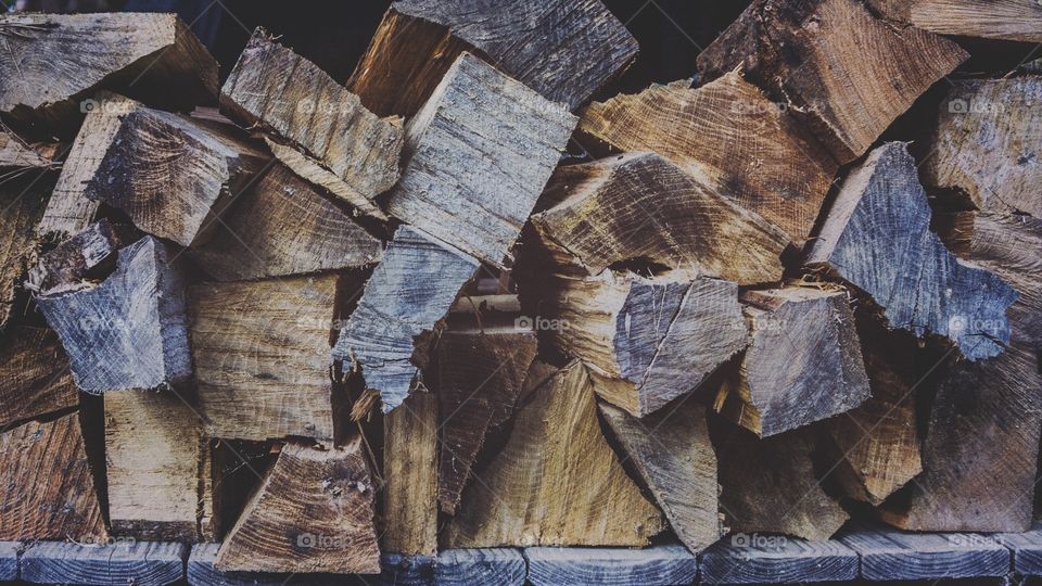 Rustic Wood Pile