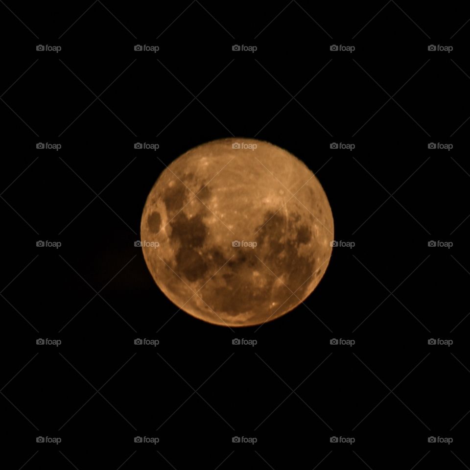 Orange moon