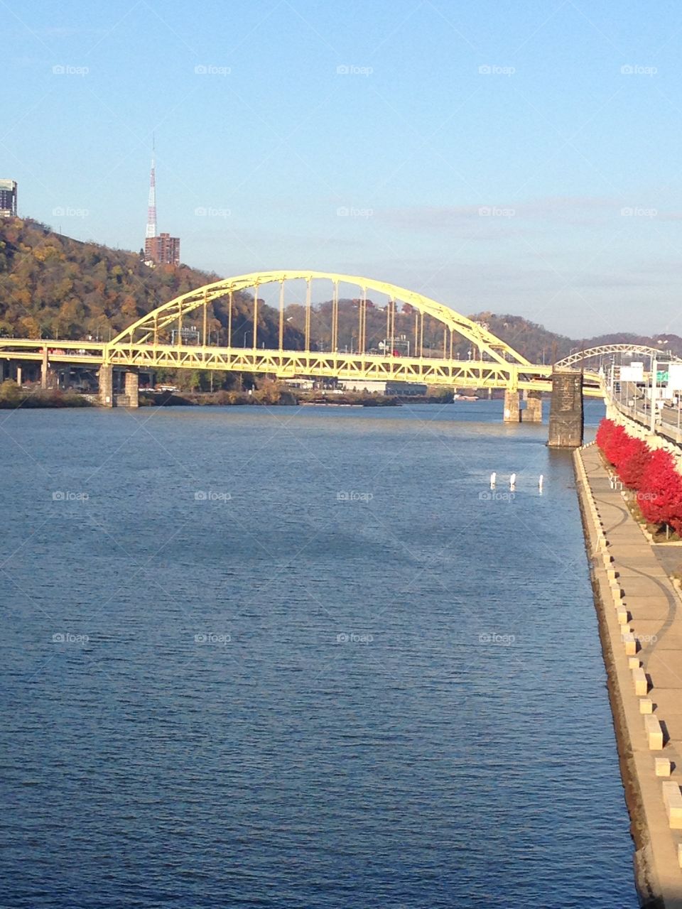 Pittsburgh Fall Bridge 