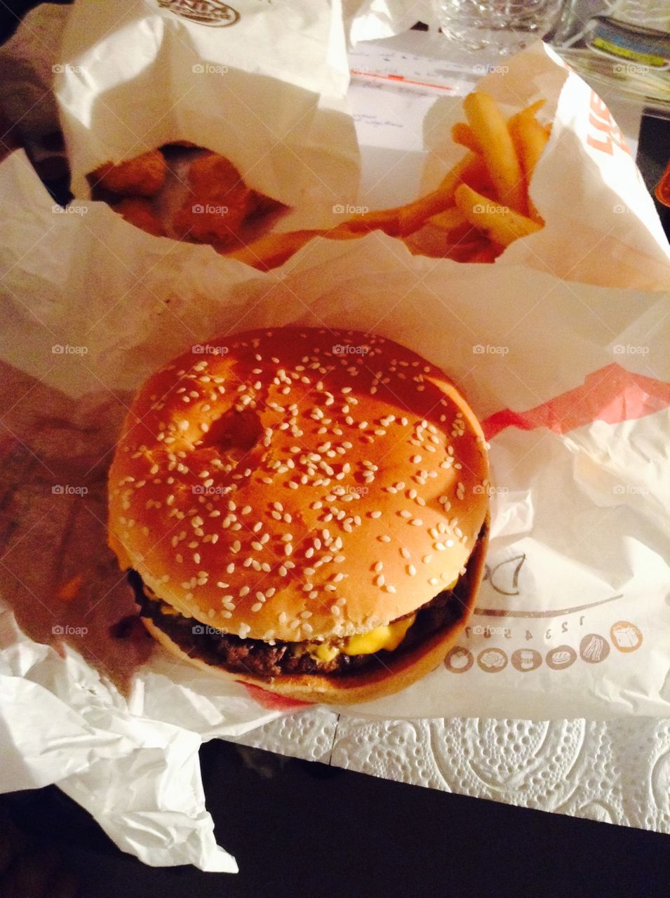 Burger from Burger King
