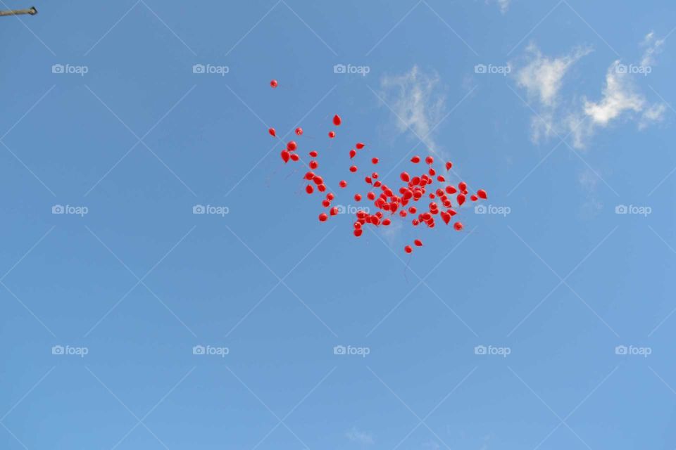 balloons released