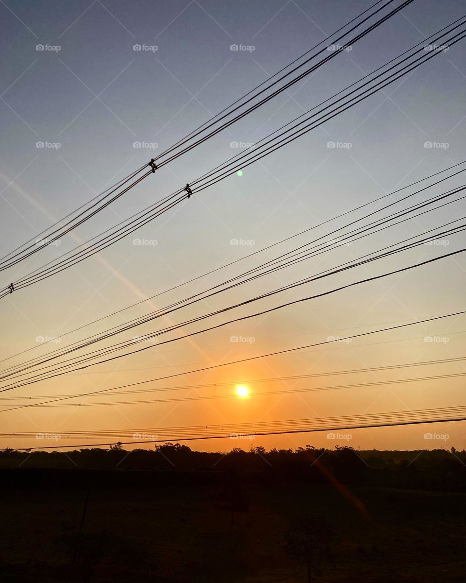 🌇🇺🇸 An extremely beautiful sunset in Jundiaí, interior of Brazil. Cheer the nature! / 🇧🇷 Um entardecer extremamente bonito em Jundiaí, interior do Brasil. Viva a natureza! 
