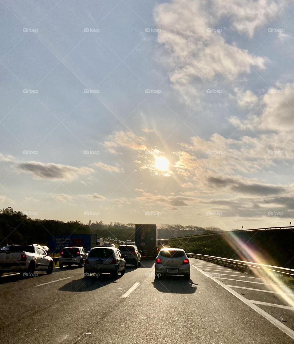 🌇🇺🇸 An extremely beautiful sunset in Jundiaí, interior of Brazil. Cheer the nature! / 🇧🇷 Um entardecer extremamente bonito em Jundiaí, interior do Brasil. Viva a natureza! 