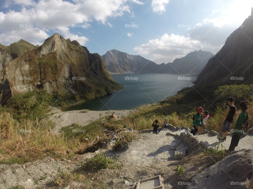 Mt Pinatubo crater