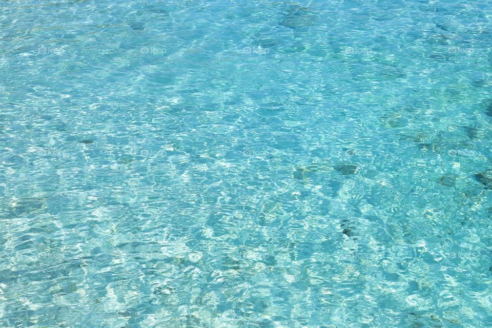 Close-up of turquoise sea water