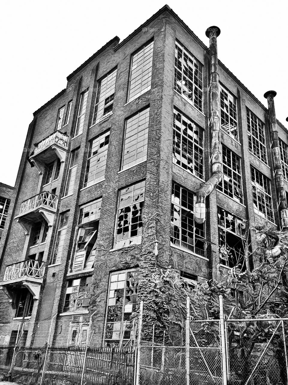 Bridgeport, CT. Abandoned factory 
