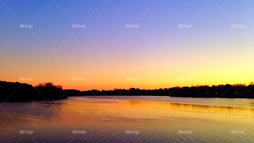 Sunset at Mystic Lake 