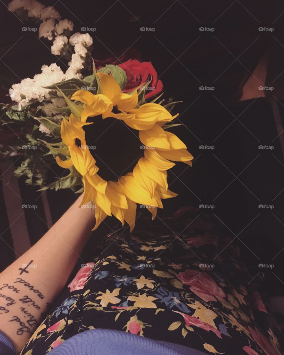 Grass withers and flowers fade but the word of God stands forever 