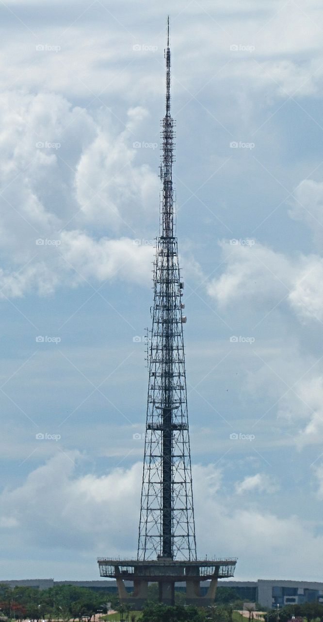 torre de TV analógica de Brasília DF Brasil
