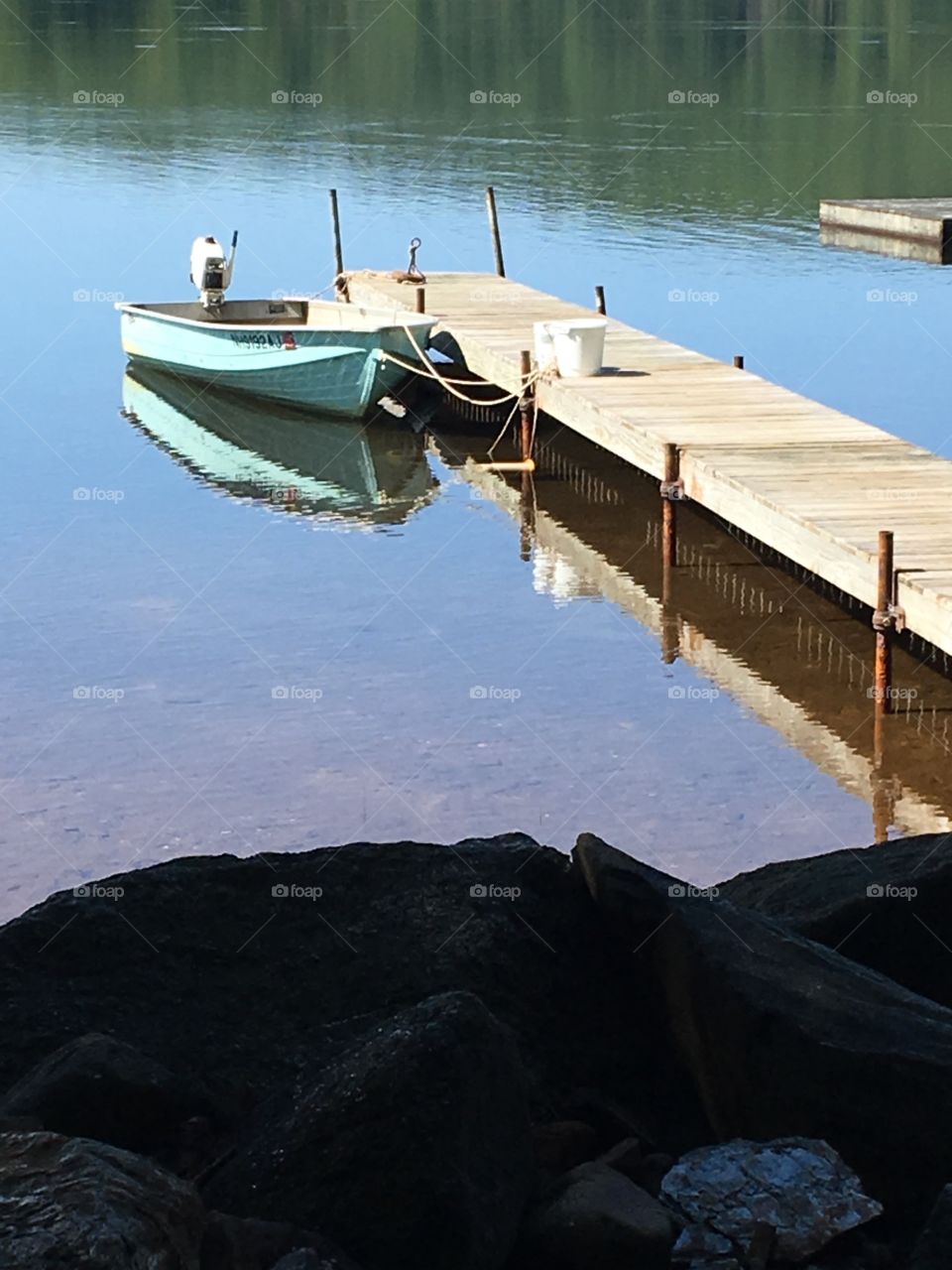 Docked reflections 