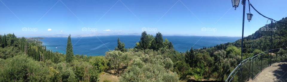 Korfu island landscape